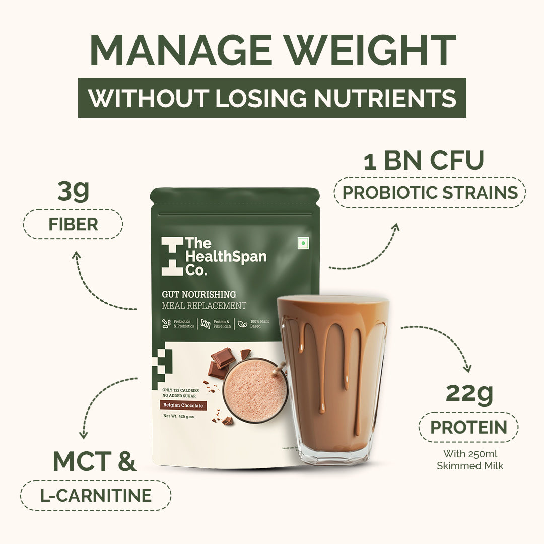 Gut Nourishing Meal Replacement Shake | High-Protein, Plant-Based | 5-Sachet Trial Pack Gut Nourishing Meal Replacement Shake | High-Protein, Plant-Based | 5-Sachet Trial Pack