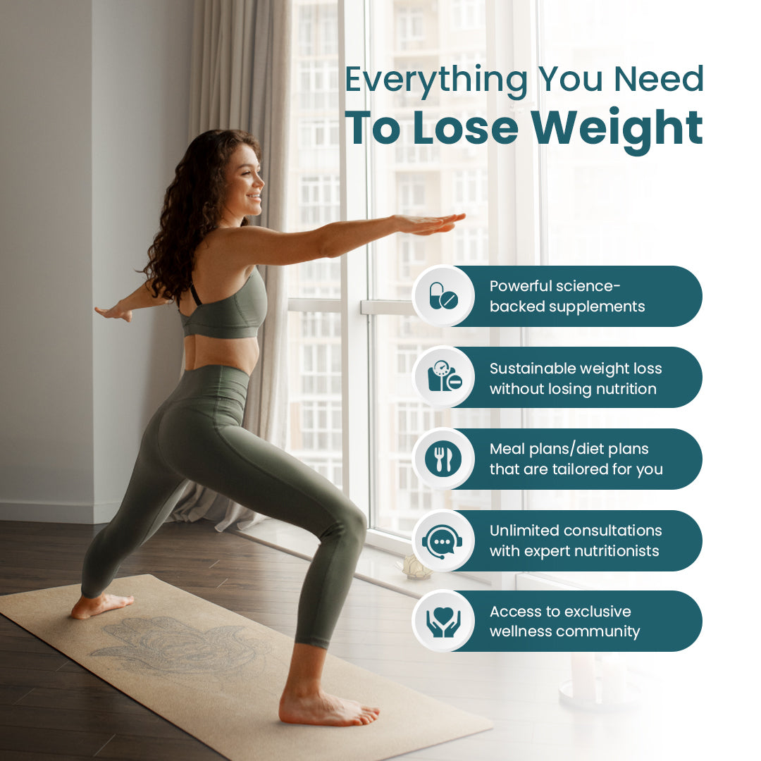 Science-Backed Weight Loss Program | Slim Shake + Metabolism Booster + Digestive Mix | Expert Support