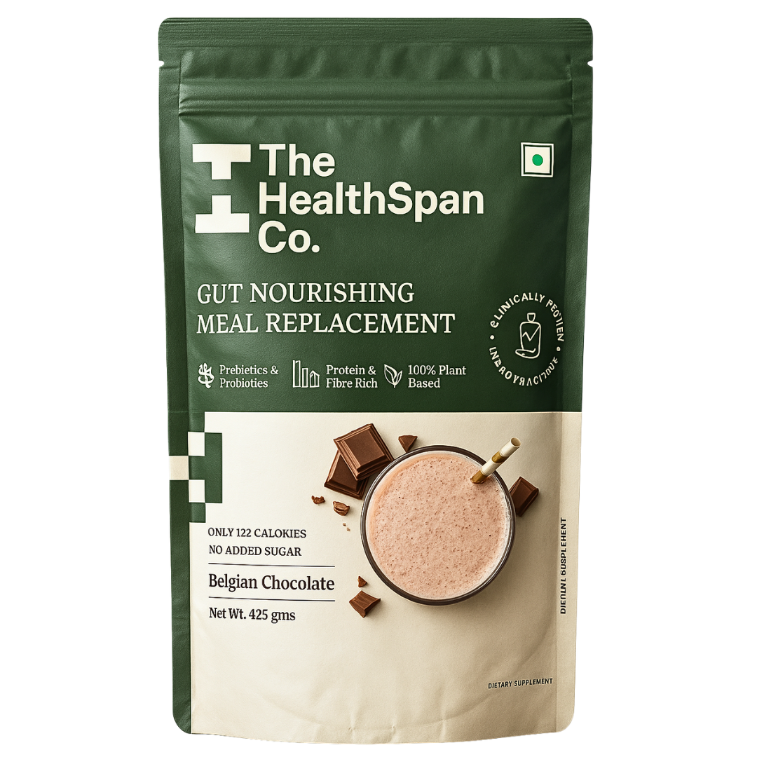 Gut‑Nourishing Meal Replacement Shake – Belgian Chocolate & French Vanilla | Plant‑Based, Gluten‑& Lactose‑Free