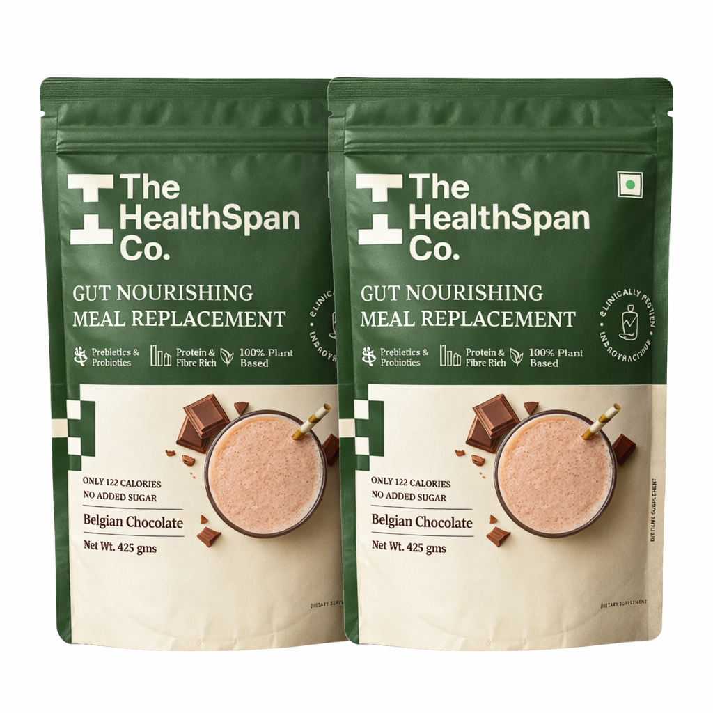 Gut‑Nourishing Meal Replacement Shake – Belgian Chocolate & French Vanilla | Plant‑Based, Gluten‑& Lactose‑Free