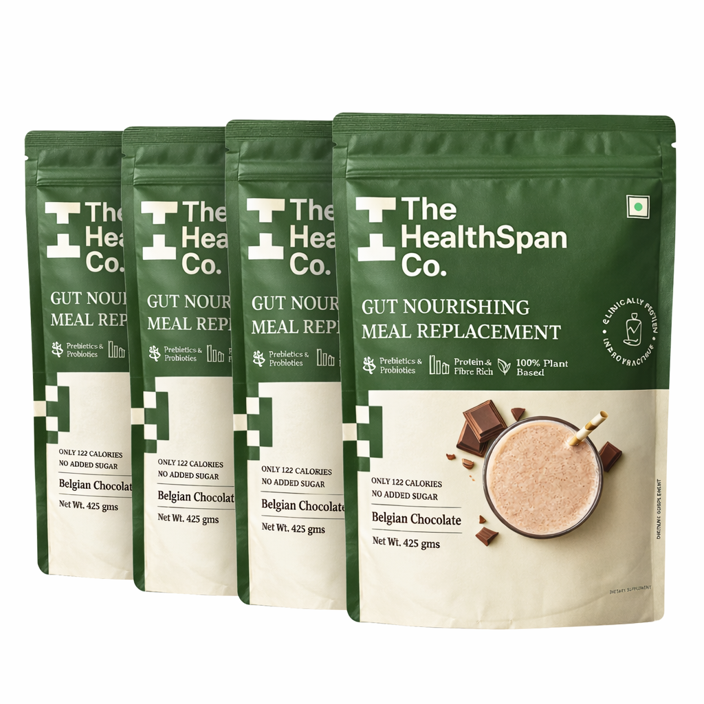 Gut‑Nourishing Meal Replacement Shake – Belgian Chocolate & French Vanilla | Plant‑Based, Gluten‑& Lactose‑Free