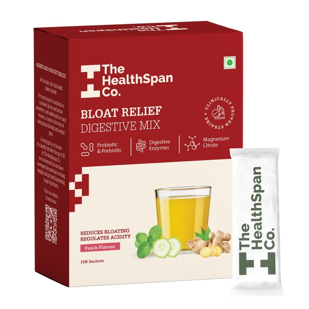 Bloat Relief Digestive Mix - For Gas & Acidity Relief | Reduces Symptoms of Gluten & Lactose Intolerance