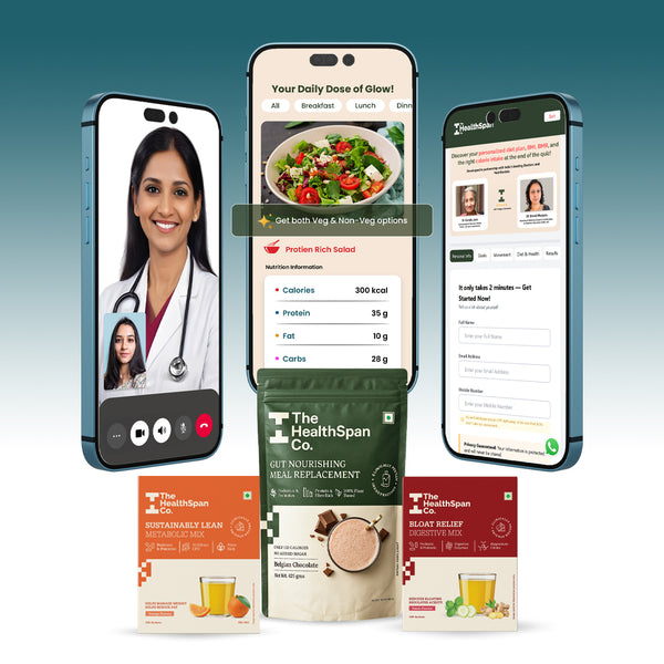 Science-Backed Weight Loss Program | Slim Shake + Metabolism Booster + Digestive Mix | Unlimited 1:1 Expert Consultations