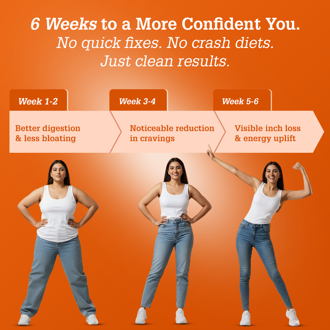 Metabolism Support Probiotic Drink - Orange Flavor (10 Billion CFU + Fiber)